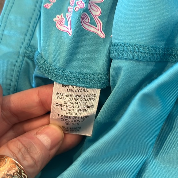 Lucky in Love Turquoise Blue Girls Athletic Skort Sz M 10-12 - Picture 3 of 8